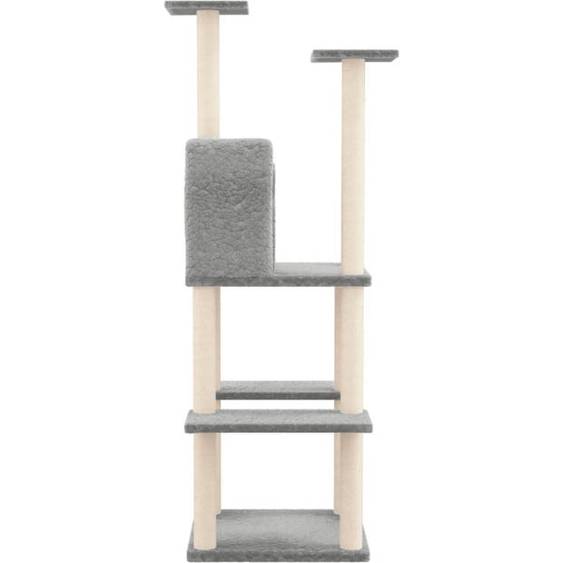 The Living Store Kattenmeubel - Alles-in-één - 73x47.5x144.5 cm - Crème