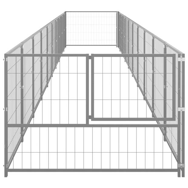 The Living Store Hondenkennel XL - Hondenkooi - 1000 x 100 x 70 cm - Stevige stalen constructie