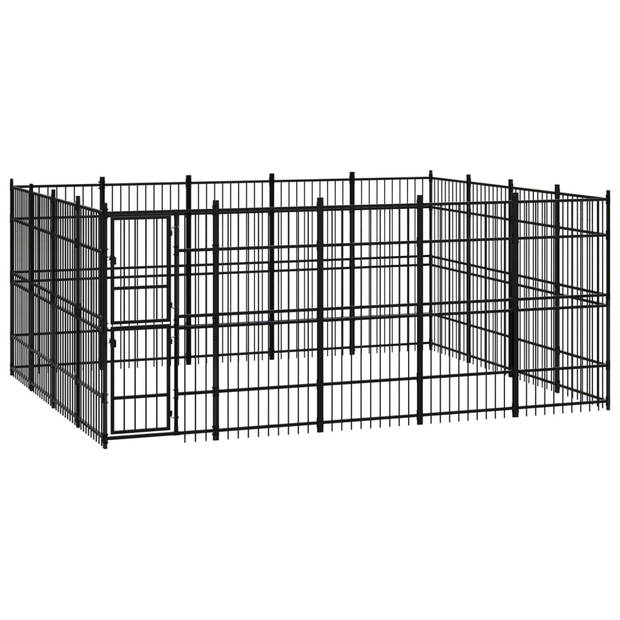 The Living Store Hondenkennel - veelzijdig - hondenkennel - Afmeting- 480 x 384 x 200 cm - Stevige constructie