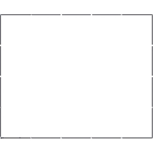 The Living Store Hondenkennel - veelzijdig - hondenkennel - Afmeting- 480 x 384 x 200 cm - Stevige constructie