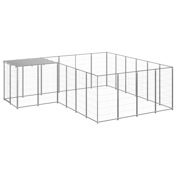 The Living Store Grote Hondenkennel - 330 x 330 x 110 cm - Draadgaas - Sterk en Duurzaam