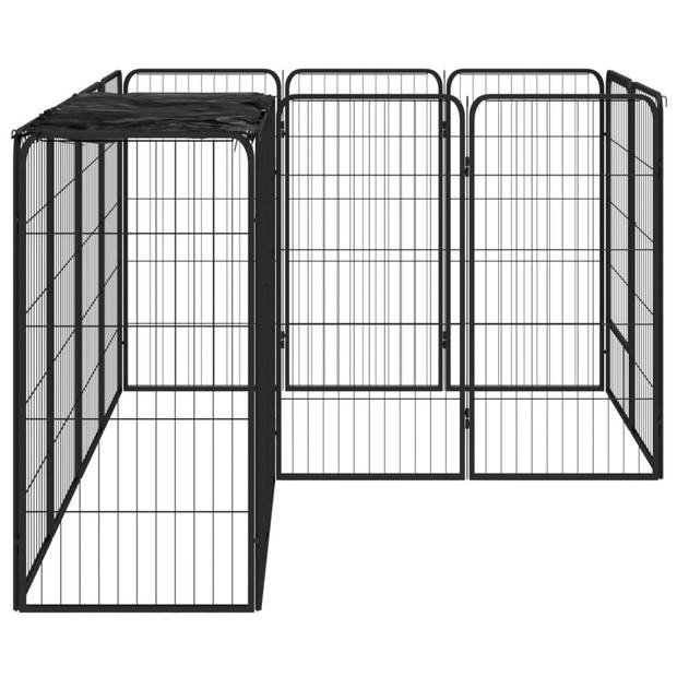 The Living Store Hondenkennel - Zwart - 200 x 150 x 100 cm - Stevig en Waterbestendig