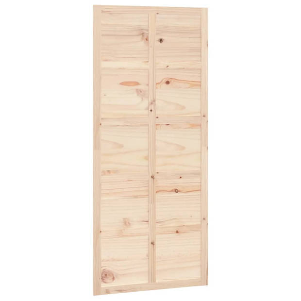 The Living Store Schuifdeur Massief grenenhout - 90 x 1.8 x 214 cm - Ruimtebesparend