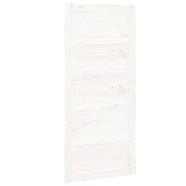 The Living Store Schuifdeur Grenenhout - 90 x 1.8 x 204.5 cm - Wit