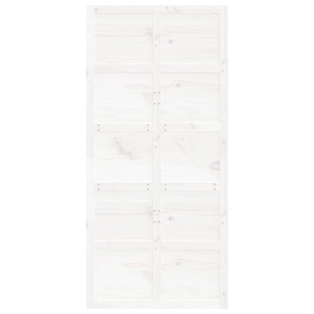 The Living Store Schuifdeur Grenenhout - 100 x 1.8 x 214 cm - Wit