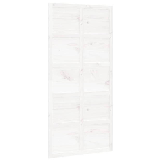 The Living Store Schuifdeur Grenenhout - 100 x 1.8 x 214 cm - Wit