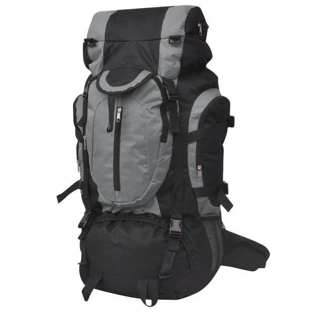 The Living Store XXL Rugzak - 75L - Zwart/Grijs