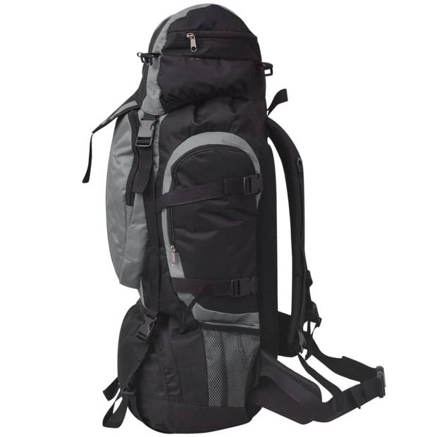 The Living Store XXL Rugzak - 75L - Zwart/Grijs