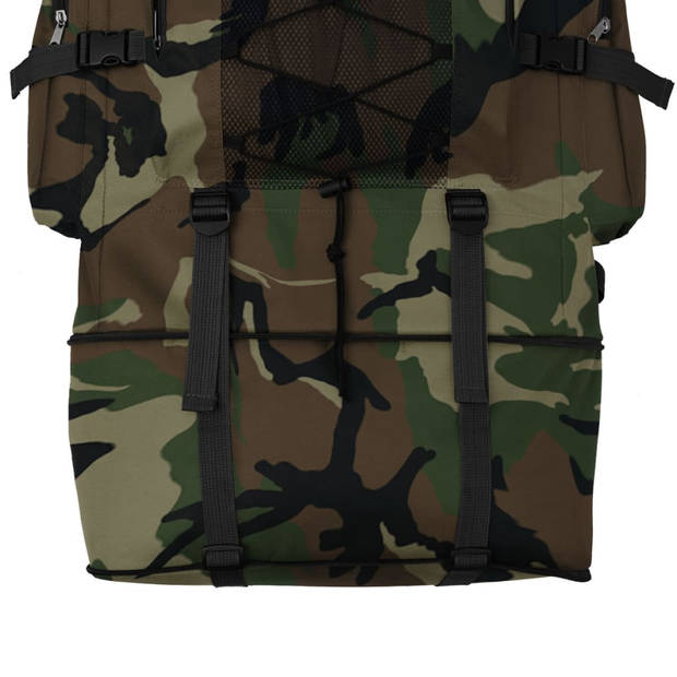 vidaXL Rugzak legerstijl XXL 100 L camouflage