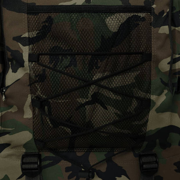 vidaXL Rugzak legerstijl XXL 100 L camouflage