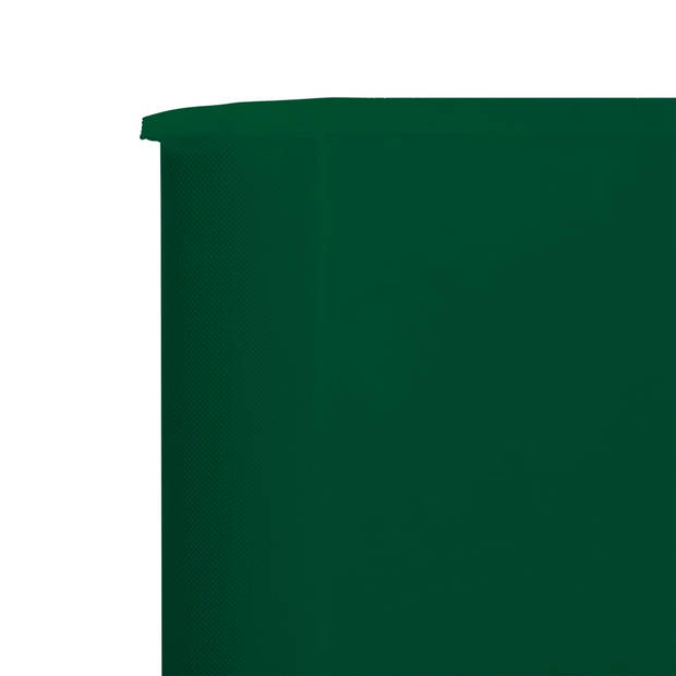 The Living Store Inklapbaar Windscherm - 400 x 160 cm - Groen