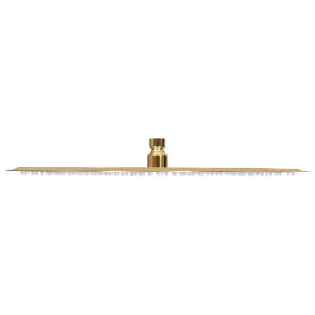 The Living Store Douchekop Rond - 40 cm Goud - Anti-kalksproeiers - 234 sproeigaten