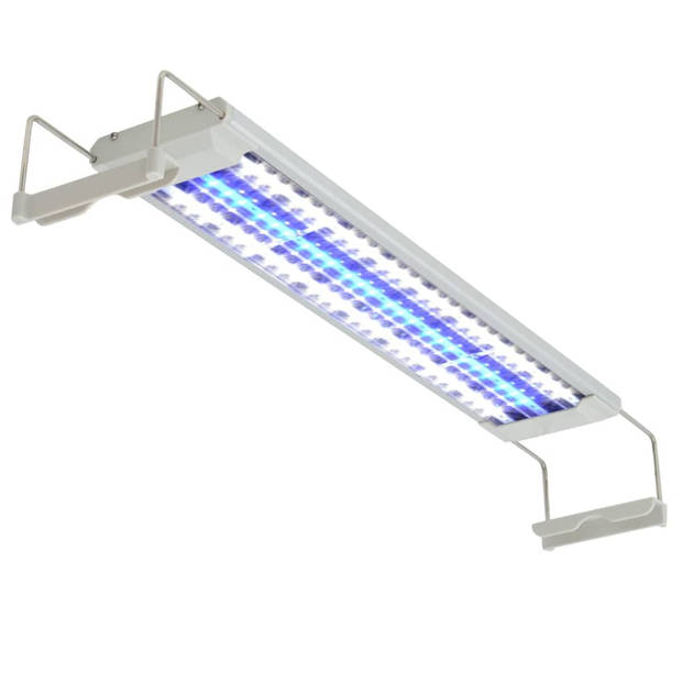 The Living Store Aquariumlamp - LED - 50-60 cm - blauw en wit - energiezuinig - aluminiumlegering