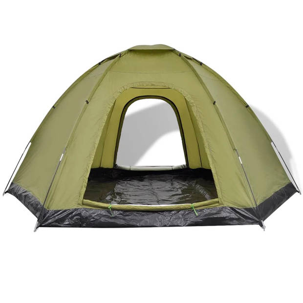 The Living Store Tent Dome 6 persoons - 360 x 316 x 180 cm - Legergroen