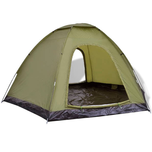 The Living Store Tent Dome 6 persoons - 360 x 316 x 180 cm - Legergroen