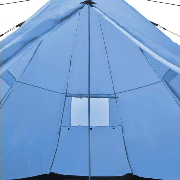 The Living Store Tipi 4-persoons tent - 365x365x250 cm - Lichtblauw
