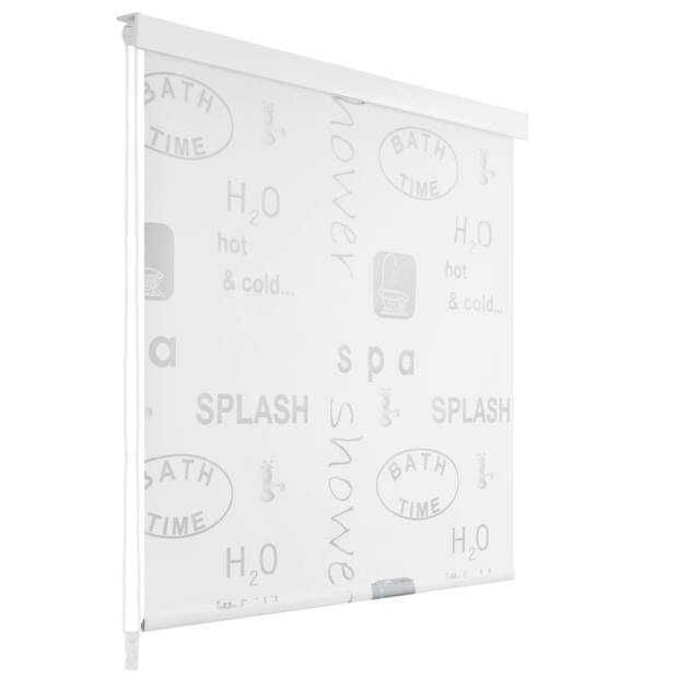 The Living Store Douchegordijn - Splash ontwerp - 100% EVA - 100 x 240 cm - Waterbestendig