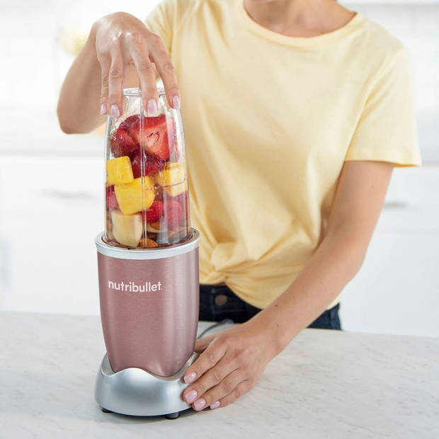 Nutribullet Pro Blender - 900 Watt - Incl. Digitaal Receptenboek - Rose