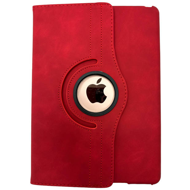 HEM Silky Red iPad hoes geschikt voor iPad 10 (2022) - 10.9 inch Draaibare Autowake Cover - Met Stylus Pen