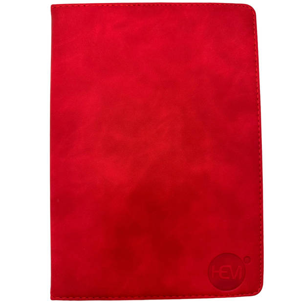 HEM Silky Red iPad hoes voor iPad (2019 / 2020 / 2021) - 10.2 inch Draaibare Autowake Cover - Met Stylus Pen