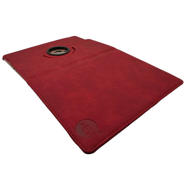 HEM Silky Red iPad hoes geschikt voor iPad Pro 11 (2018/2020/2021/2022) - 11 inch Draaibare Autowake Cover - iPad Pro 11