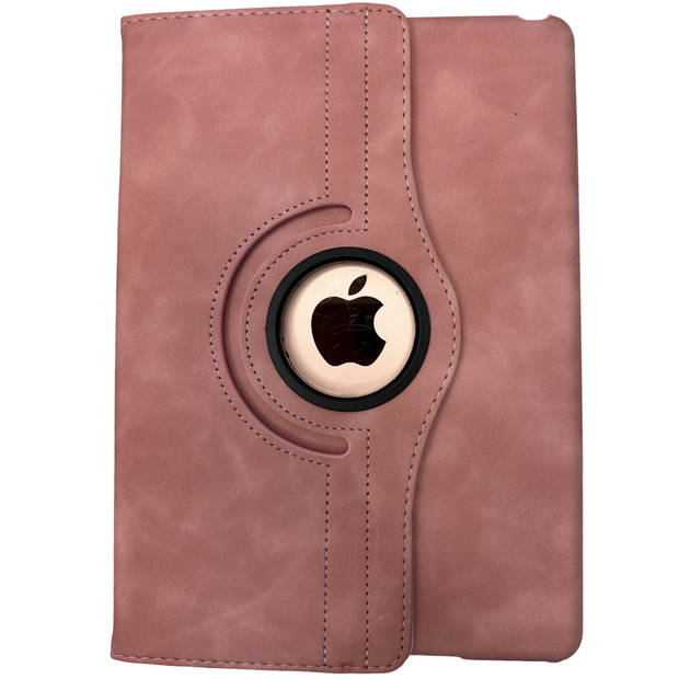 HEM Silky Rose iPad hoes voor iPad (2019 / 2020 / 2021) - 10.2 inch Draaibare Autowake Cover - Met Stylus Pen
