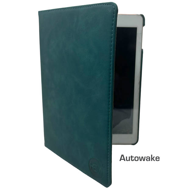 HEM Silky Green iPad hoes geschikt voor iPad 10 (2022) - 10.9 inch Draaibare Autowake Cover - Met Stylus Pen