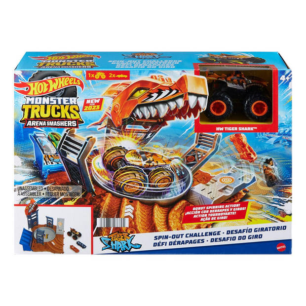 Hot Wheels Monster Trucks Arena Smash Spin-out Speelset