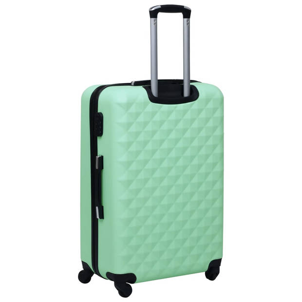 The Living Store Rolkofferset - 3-delige set - ABS - Mint - 55x36x22 cm / 66x41x24 cm / 76x48x28 cm