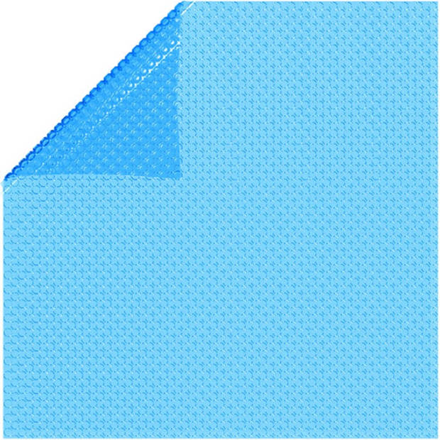 The Living Store Solarzwembadhoes PE 527 cm Blauw - Verleng je zwemseizoen en verhoog de watertemperatuur met 1 °C