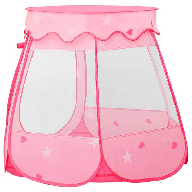 The Living Store Speeltent - Roze - 102x102x82 cm - Polyester