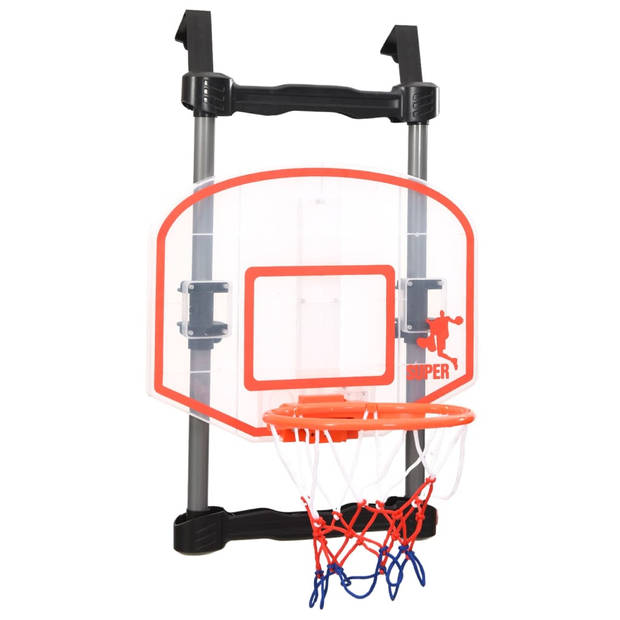 The Living Store Basketbalring - Verstelbaar - Meerkleurig - Incl - Net - Bal en Pomp