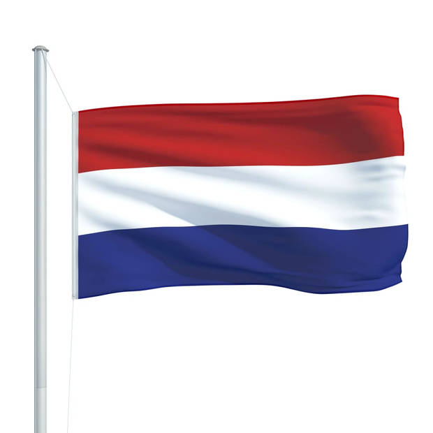 The Living Store Nederlandse Vlag - Polyester - 90 x 150 cm - Meerkleurig