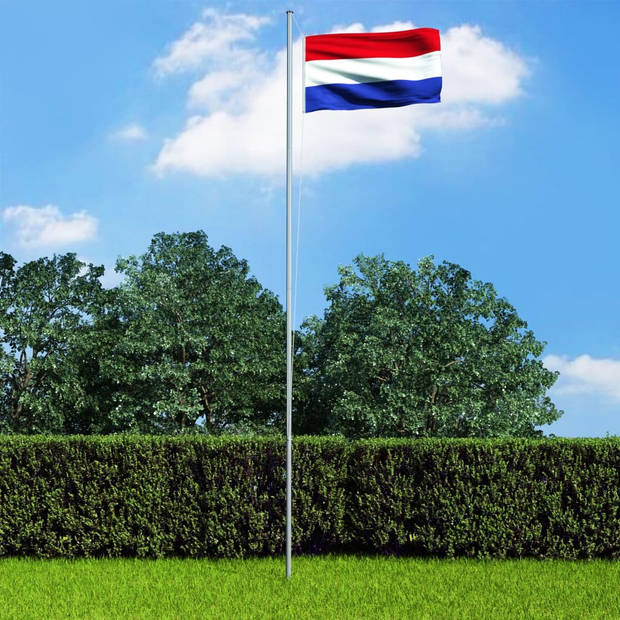 The Living Store Nederlandse Vlag - Polyester - 90 x 150 cm - Meerkleurig