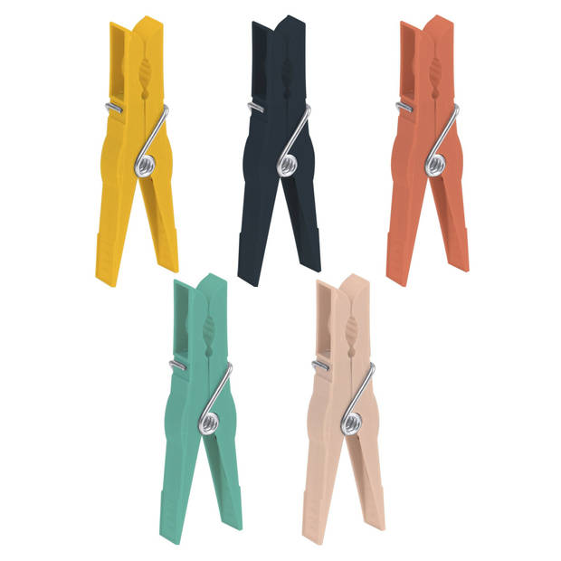 Urban Living Basic Grip wasknijpers - 52x - kunststof - 7 cm - Knijpers