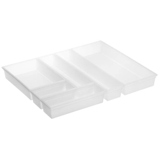 Rotho Basic organizer voor lade inrichting - 38 x 8 cm - transparant