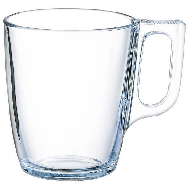 Arcoroc Theeglazen Ceylon - 12x - transparant glas - 6.5 x 8 cm - 250 ml - Koffie- en theeglazen