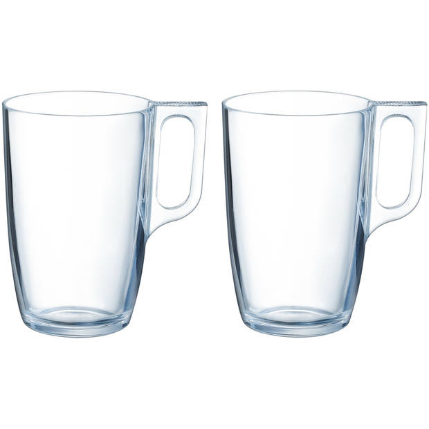 Arcoroc Theeglazen Ceylon - 12x - transparant glas - 6 x 10 cm - 400 ml - Koffie- en theeglazen