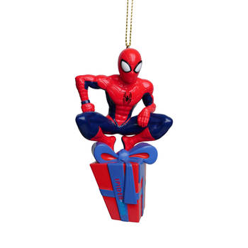 Kurt S. Adler - Ornament plastic spiderman present l8cm