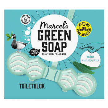 Blokker Marcel's Green Soap Toiletblok Munt & Eucalyptus aanbieding