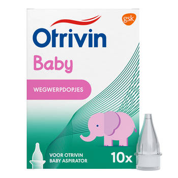 Otrivin Baby Wegwerpdopjes bij Otrivin Baby Aspirator neusjesreiniger 10ST