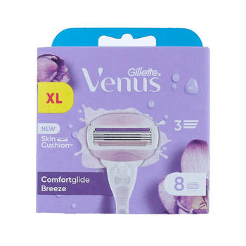 Gillette Venus Comfortglide Breeze Scheermesjes - met scheergel kussentje 8ST