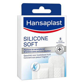 Hansaplast Silicone Soft Pleisters 8ST