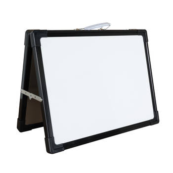 Portable whiteboard met zwarte rand 30x40 cm