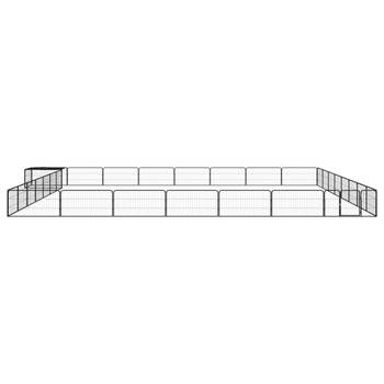 The Living Store Hondenkennel - 800x800x50 cm - Stevig staal - Waterbestendig - Veilig design