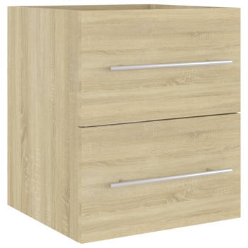 The Living Store Badkaast - Sonoma eiken - 41x38.5x48 cm - 1 lade