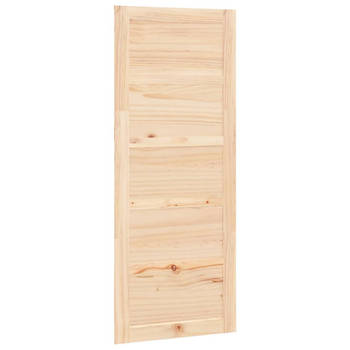 The Living Store Schuifdeur Grenenhout - 80 x 1.8 x 204.5 cm - Ruimtebesparende - sfeervolle oplossing