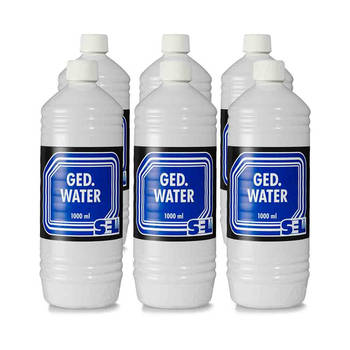 Sel gedemineraliseerd water - 1000 ml - 6 stuks