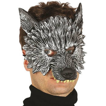 Wolf/wolven horror/halloween masker van foam - Verkleedmaskers