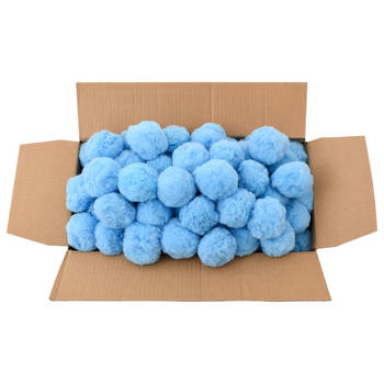 The Living Store Filterballen Waterfilter - 700g/Geschikt voor 25kg Zandfilter - Blauw - 50mm